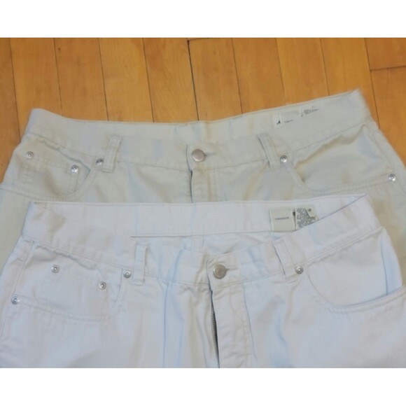 Eddie Bauer Lot Of 2 Women's Chino Pants Size 18 Cream & Sand  Classic Casual - Picture 16 of 16